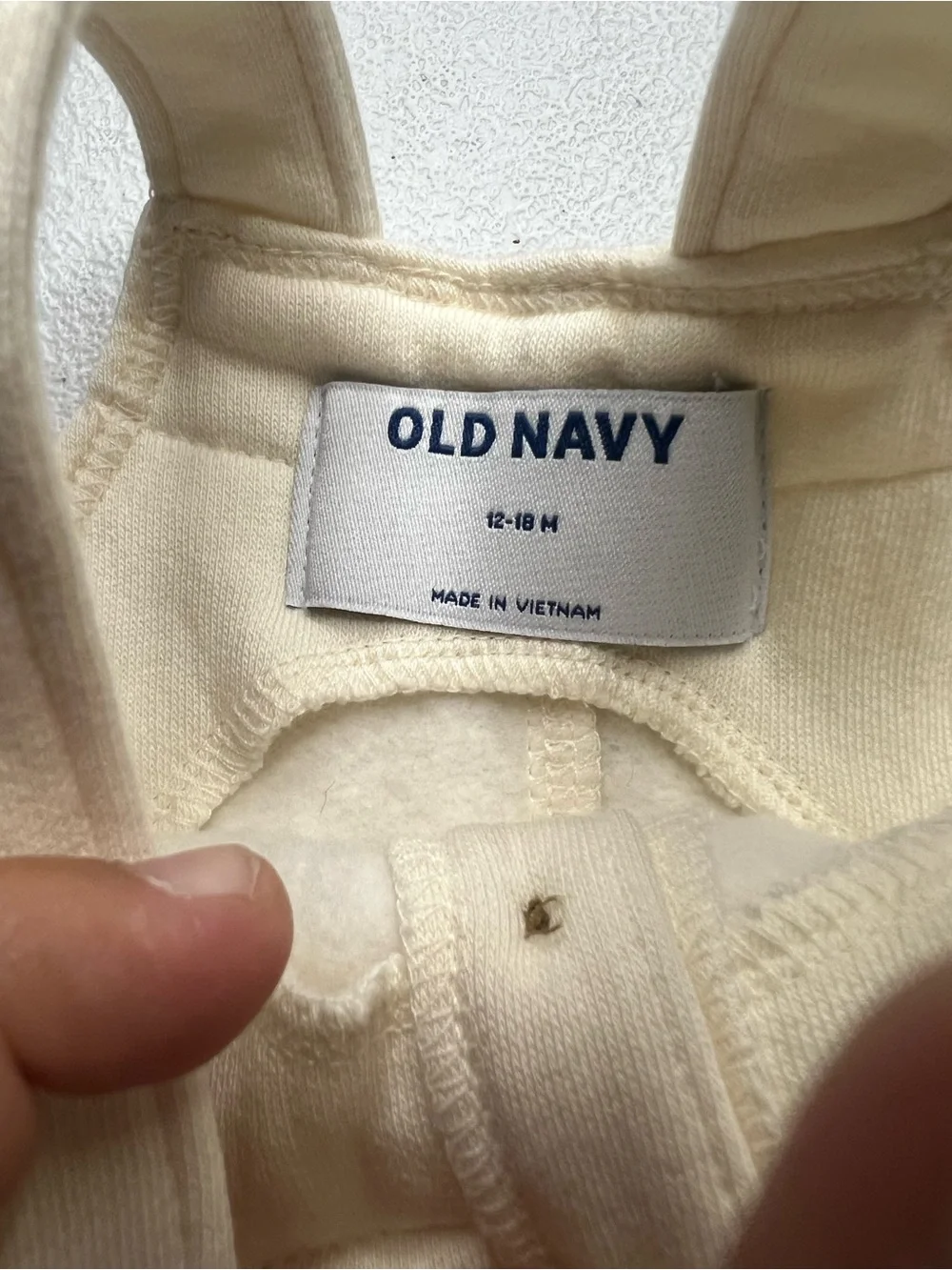 Old Navy Cream Button-Front Ribbed Kids Overalls